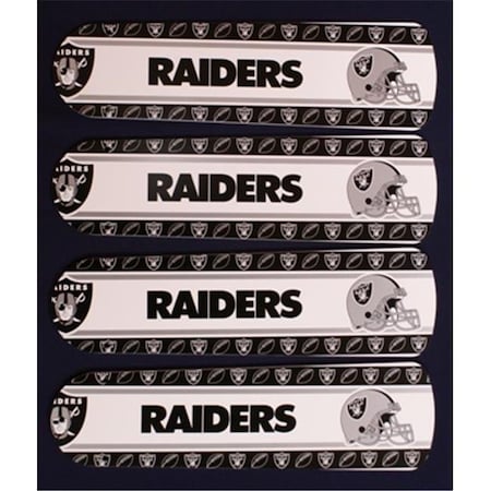 Ceiling Fan Designers Ceiling Fan Designers 42SET-NFL-OAK NFL Oakland Raiders Football 42 In. Ceiling Fan Blades Only 42SET-NFL-OAK